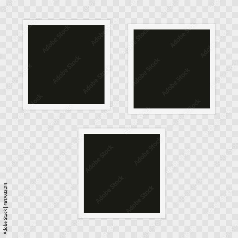 Photo frame. Template, blank for photo. Vector illustration Photo frame. Template, blank for photo. Vector illustration