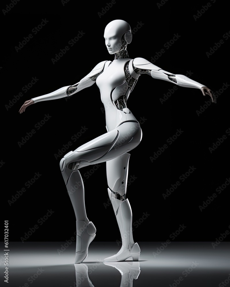 Female Humanoid Ballet Dancer in Pose
Feminine Android Busting Some Moves
Female Robot Raving
Feminine Cyborg Stance Female Humanoid Ballet Dancer in Pose
Feminine Android Busting Some Moves
Female Robot Raving
Feminine Cyborg Stance