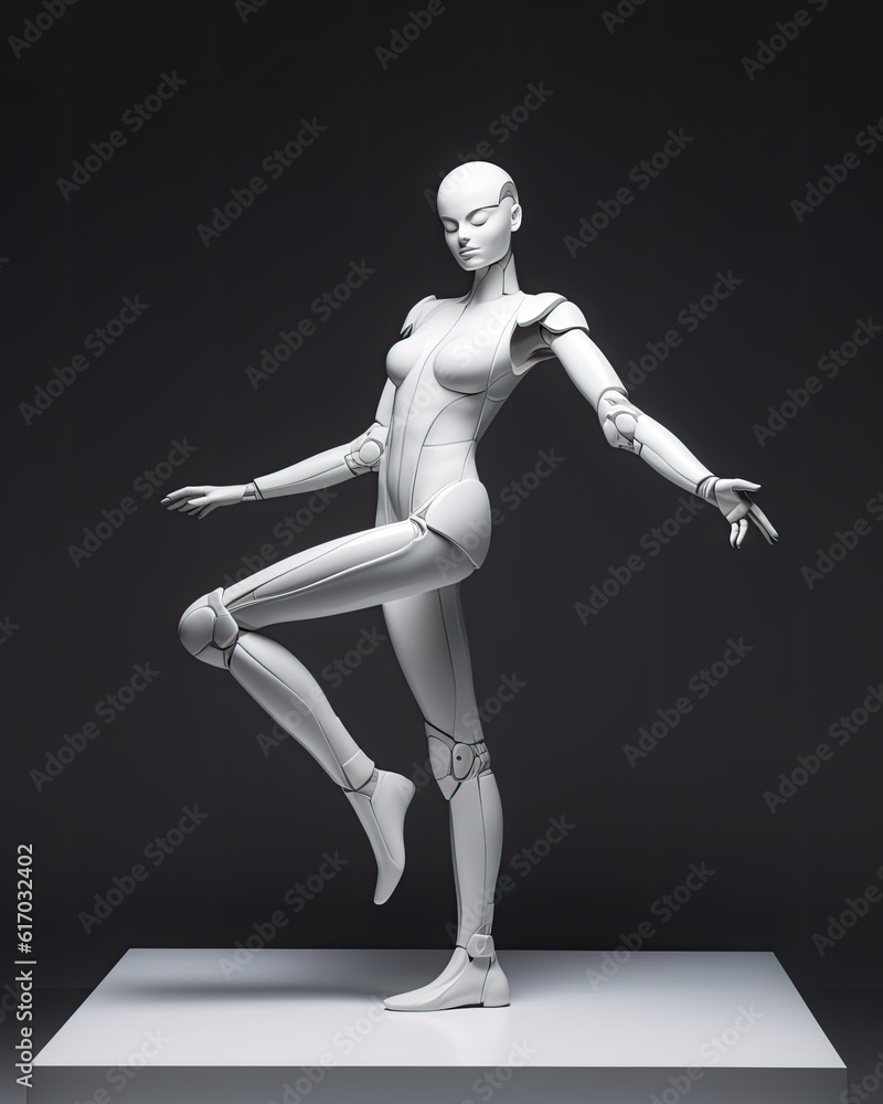 Female Humanoid Ballet Dancer in Pose
Feminine Android Busting Some Moves
Female Robot Raving
Feminine Cyborg Stance Female Humanoid Ballet Dancer in Pose
Feminine Android Busting Some Moves
Female Robot Raving
Feminine Cyborg Stance