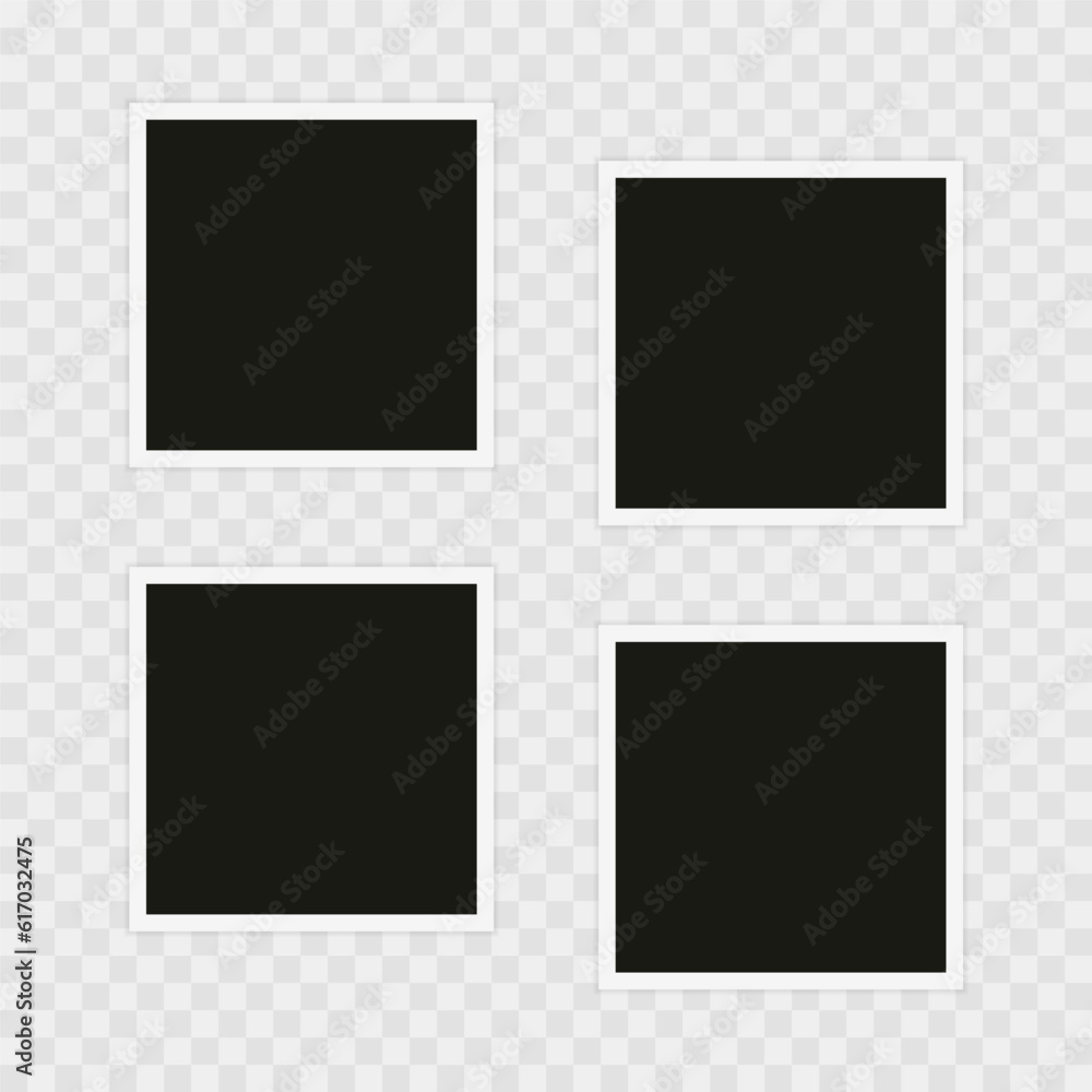 Photo frame. Template, blank for photo. Vector illustration Photo frame. Template, blank for photo. Vector illustration