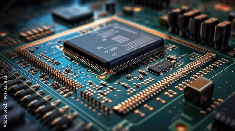Green Circuit Board Background. Computer technology, abstract backgrounds, engineering, electronics, information technology concept Green Circuit Board Background. Computer technology, abstract backgrounds, engineering, electronics, information technology concept