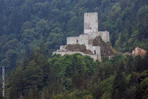 castle in the mountains