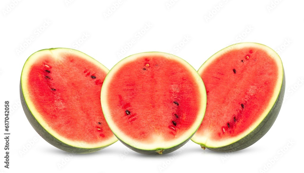 watermelon isolated on white background, clipping path, full depth of field watermelon isolated on white background, clipping path, full depth of field