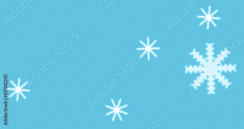 christmas background with snowflakes