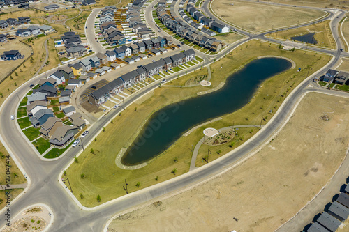 Brighton Common Park in the city of Saskatoon, Saskatchewan, Canada