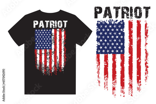 Patriot USA Flag Design