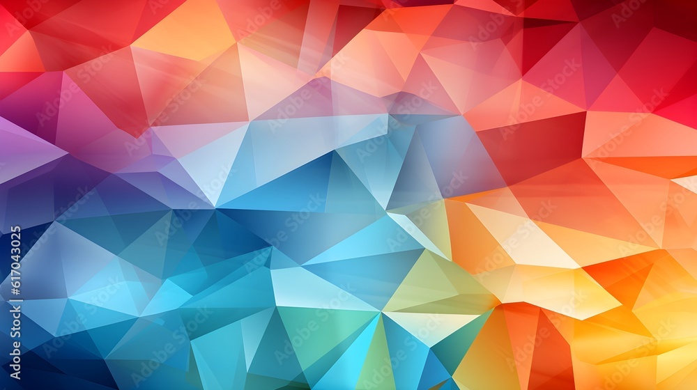 Colorful Abstract Polygon Background