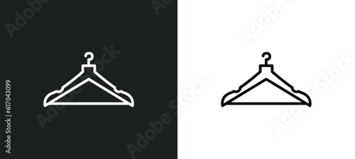 clo line icon in white and black colors. clo flat vector icon from clo collection for web, mobile apps and ui.