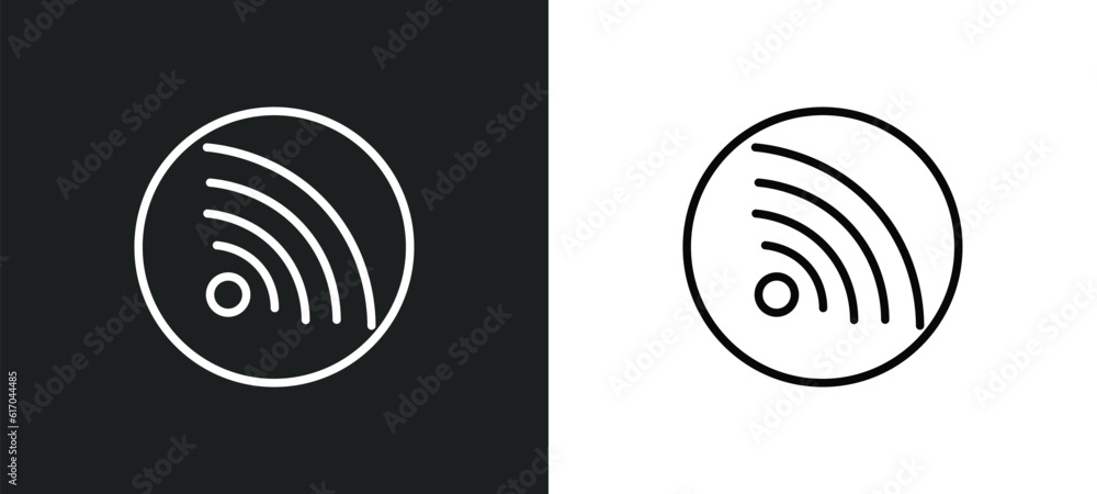 wireless internet line icon in white and black colors. wireless internet flat vector icon from wireless internet collection for web, mobile apps and ui. wireless internet line icon in white and black colors. wireless internet flat vector icon from wireless internet collection for web, mobile apps and ui.