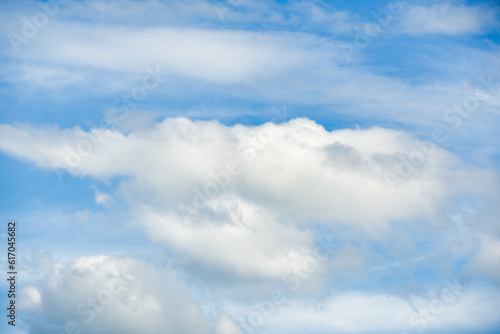 Fototapeta Naklejka Na Ścianę i Meble -  White cloud on blue sky in sunny day