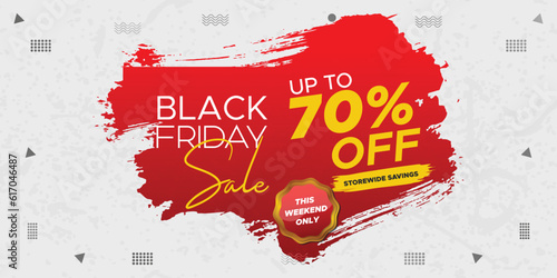 Black Friday Super Sale. Black Friday sale web banner. Black Friday sale post. super sale banner template design. big sale promotion discount sale banner. Design template for Black Friday sale banner