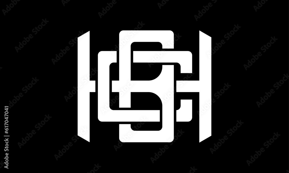 Letter HBC Logo Vector & Illustration Black Background Letter HBC Logo Vector & Illustration Black Background