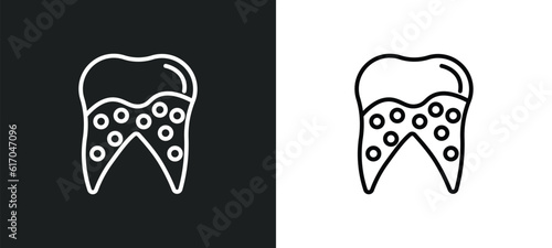 plaque line icon in white and black colors. plaque flat vector icon from plaque collection for web, mobile apps and ui.