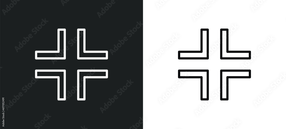 fame line icon in white and black colors. fame flat vector icon from fame collection for web, mobile apps and ui. fame line icon in white and black colors. fame flat vector icon from fame collection for web, mobile apps and ui.