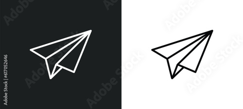 post line icon in white and black colors. post flat vector icon from post collection for web, mobile apps and ui.