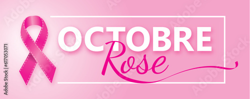 Octobre rose français – Lutte contre le cancer du sein - V1 photo