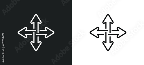 move line icon in white and black colors. move flat vector icon from move collection for web, mobile apps and ui.