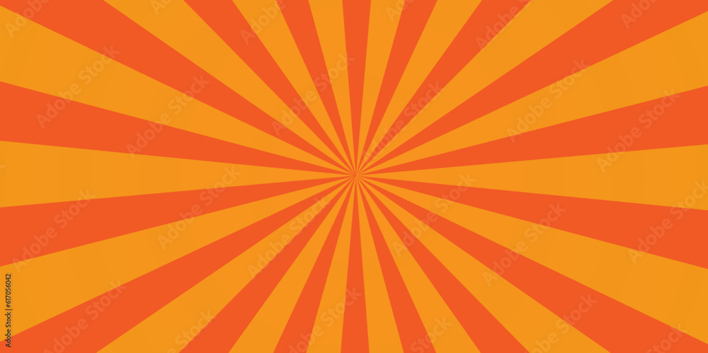 Red sunburst rays background. used for the web,banner and cartoon etc. top view. Abstract sunburst pattern background. red starburst ray.	
