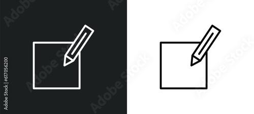 make line icon in white and black colors. make flat vector icon from make collection for web, mobile apps and ui.