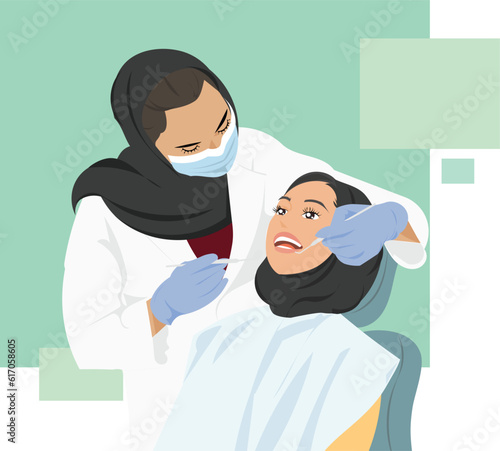a visit to the dentist