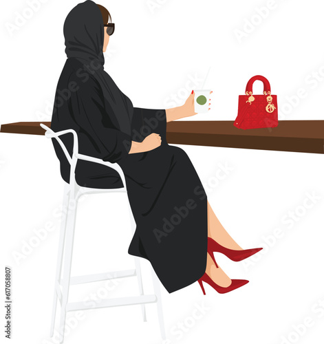 person in a coffee 