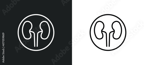 dialysis line icon in white and black colors. dialysis flat vector icon from dialysis collection for web, mobile apps and ui.
