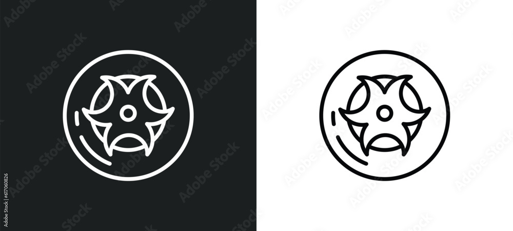 toxic waste line icon in white and black colors. toxic waste flat vector icon from toxic waste collection for web, mobile apps and ui. toxic waste line icon in white and black colors. toxic waste flat vector icon from toxic waste collection for web, mobile apps and ui.