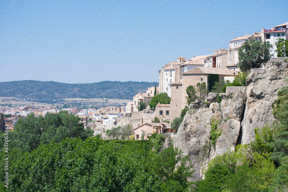 Vista del barrio de San Nicolás en Cuenca