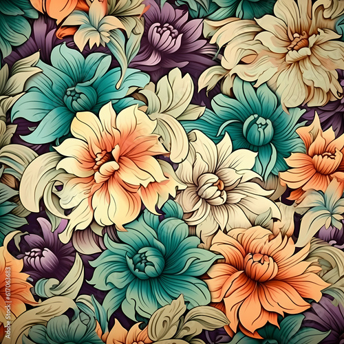 Fresh Flower Cartoon Wallpaper