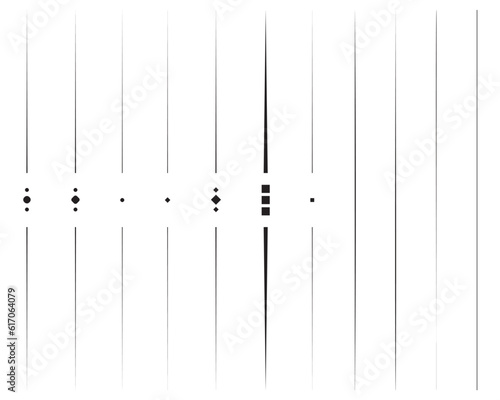 Divider vertical line collection