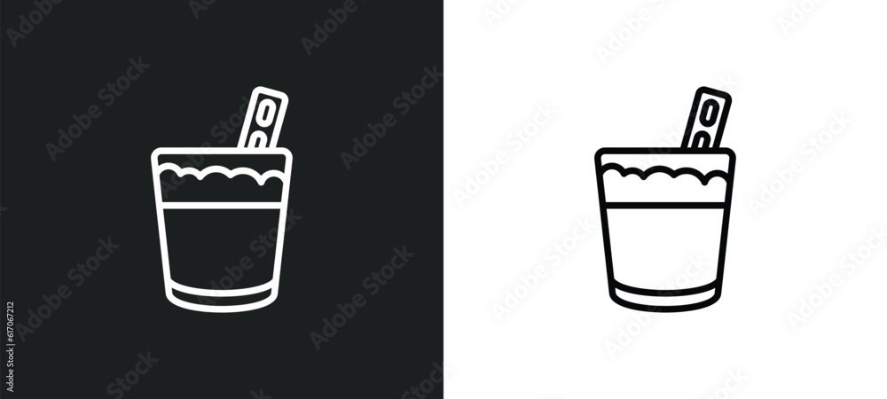 white russian drink line icon in white and black colors. white russian drink flat vector icon from russian drink collection for web, mobile apps and ui. white russian drink line icon in white and black colors. white russian drink flat vector icon from russian drink collection for web, mobile apps and ui.