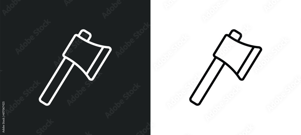ax line icon in white and black colors. ax flat vector icon from ax collection for web, mobile apps and ui. ax line icon in white and black colors. ax flat vector icon from ax collection for web, mobile apps and ui.