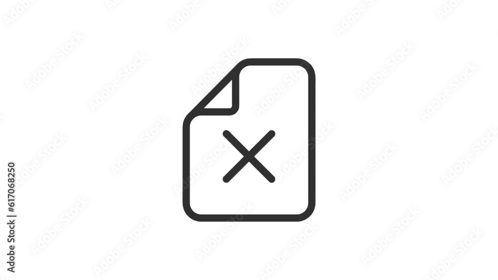 Set of a check mark symbols. Success, approve, accepted, and rejected. 4k video with white background. Set of a check mark symbols. Success, approve, accepted, and rejected. 4k video with white background.