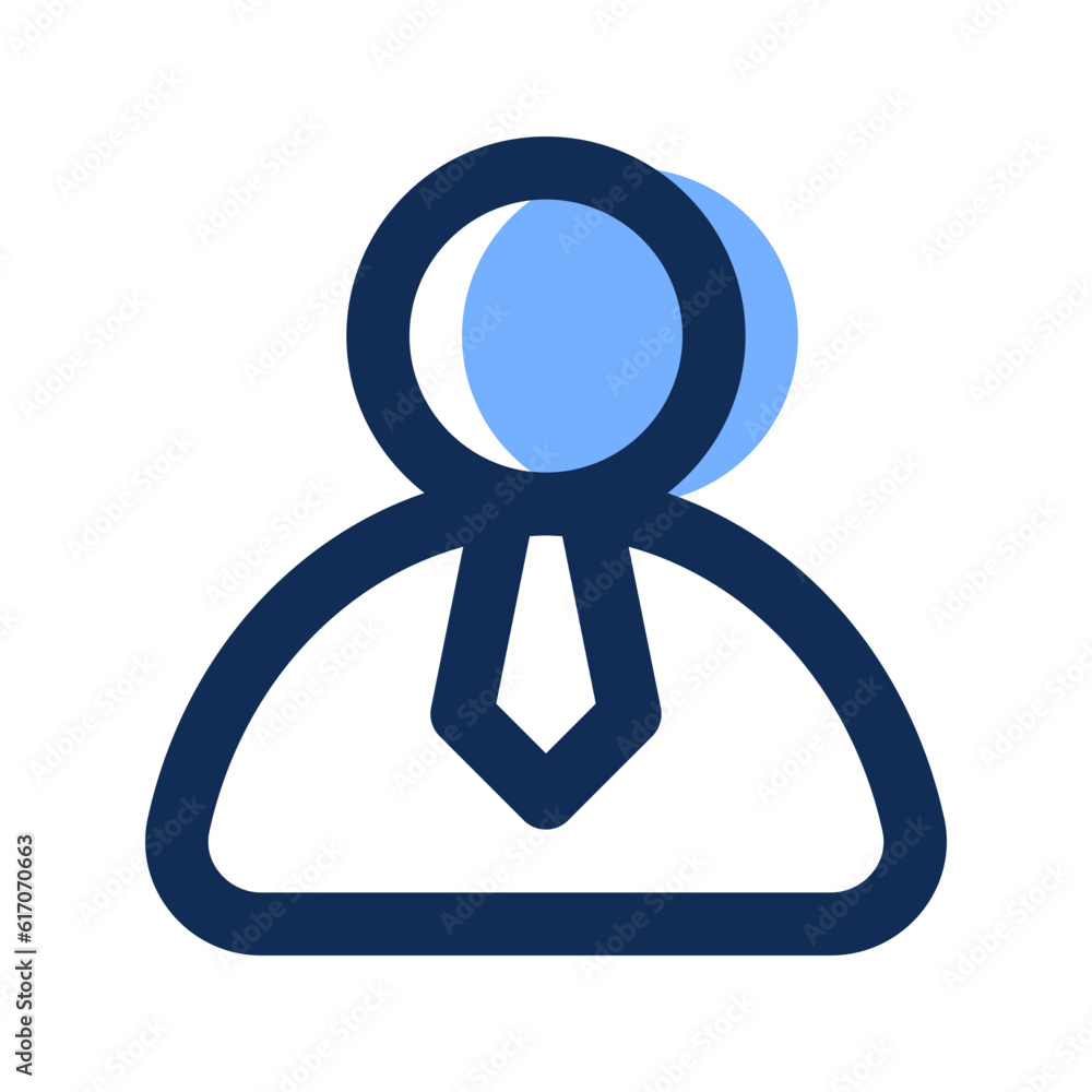 businessman filled line icon businessman filled line icon