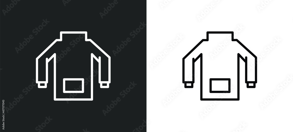 winter clothes line icon in white and black colors. winter clothes flat vector icon from winter clothes collection for web, mobile apps and ui. winter clothes line icon in white and black colors. winter clothes flat vector icon from winter clothes collection for web, mobile apps and ui.