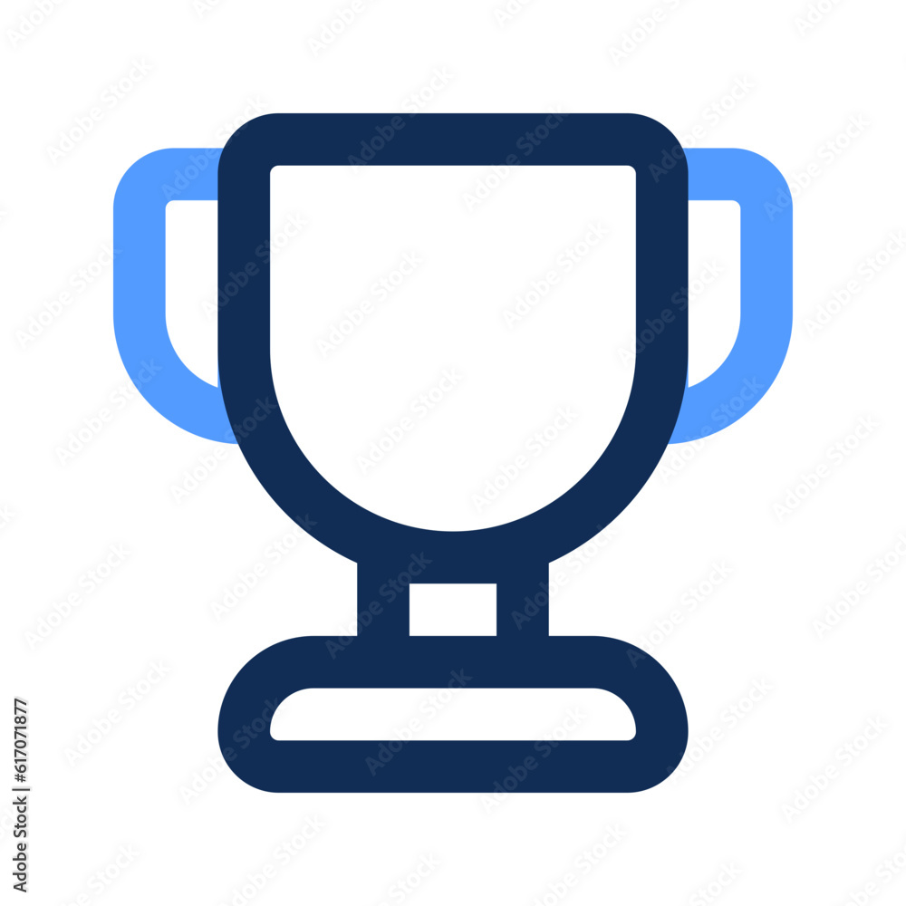 trophy outline color icon trophy outline color icon
