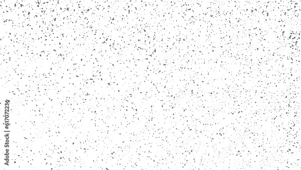Aged old coarse fine grain layer Flecked speckle mud, debris trash, splatter blotch for overlay 3d design Grimy flaky scrub small gritty dust covering grunge wall Gradient halftone vector texture