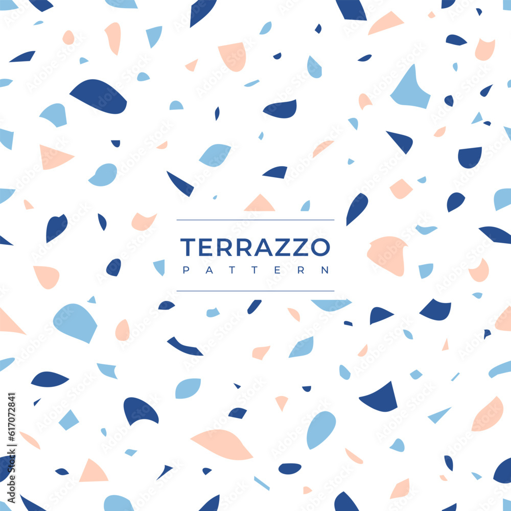 Vector terrazzo pattern design Vector terrazzo pattern design