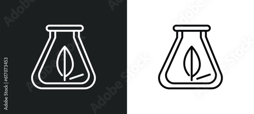 biomass line icon in white and black colors. biomass flat vector icon from biomass collection for web  mobile apps and ui.