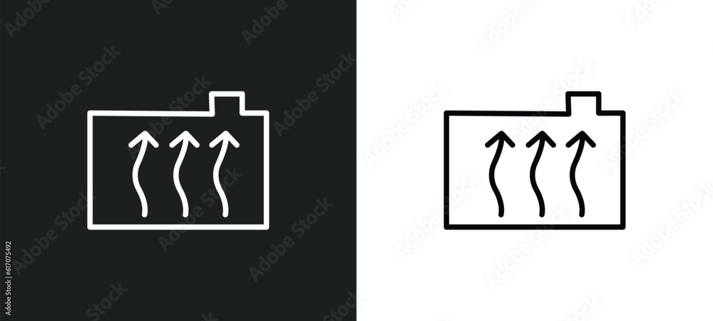 engine coolant line icon in white and black colors. engine coolant flat vector icon from engine coolant collection for web, mobile apps and ui. engine coolant line icon in white and black colors. engine coolant flat vector icon from engine coolant collection for web, mobile apps and ui.