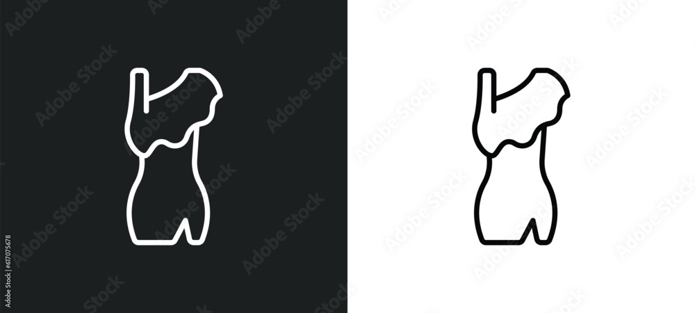 styling line icon in white and black colors. styling flat vector icon from styling collection for web, mobile apps and ui. styling line icon in white and black colors. styling flat vector icon from styling collection for web, mobile apps and ui.
