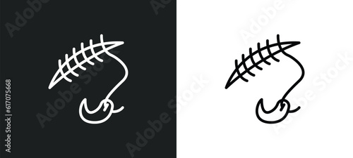 suture line icon in white and black colors. suture flat vector icon from suture collection for web, mobile apps and ui.