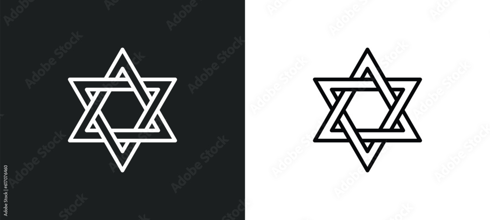 hebrew line icon in white and black colors. hebrew flat vector icon from hebrew collection for web, mobile apps and ui. hebrew line icon in white and black colors. hebrew flat vector icon from hebrew collection for web, mobile apps and ui.
