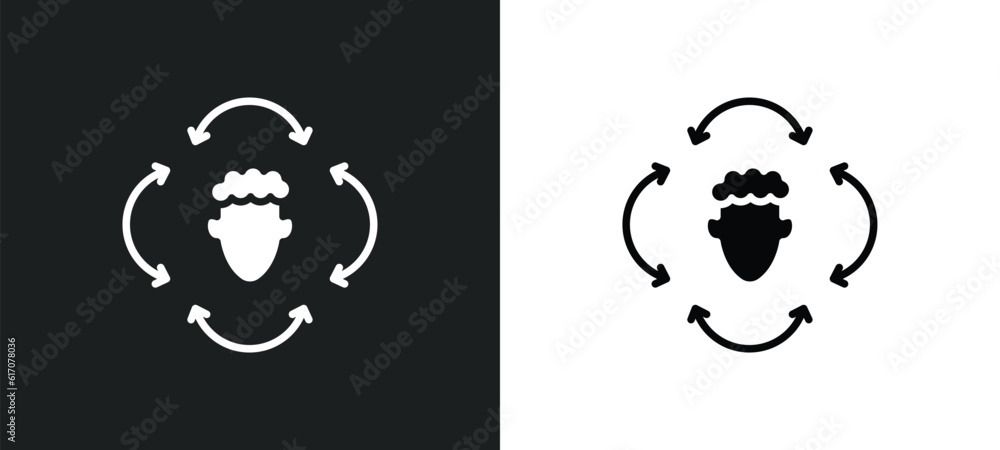 line icon in white and black colors. flat vector icon from collection for web, mobile apps and line icon in white and black colors. flat vector icon from collection for web, mobile apps and