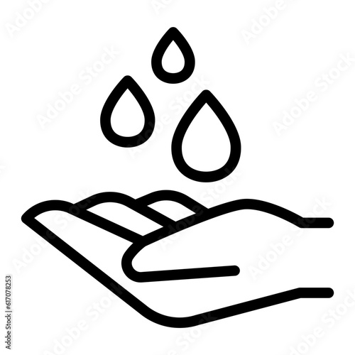 Washing hand icon