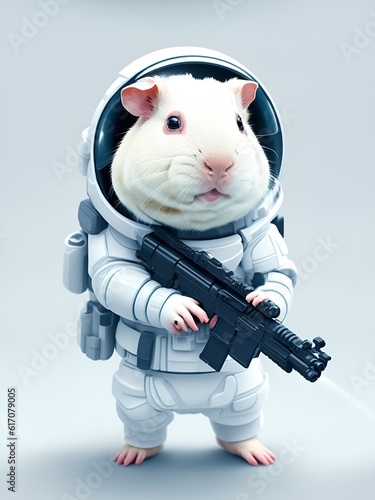 Porquinho da índia - Soldado Futurista, Guinea Pig - Futuristic Soldier photo