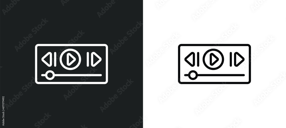 music player tings line icon in white and black colors. music player tings flat vector icon from music player tings collection for web, mobile apps and ui. music player tings line icon in white and black colors. music player tings flat vector icon from music player tings collection for web, mobile apps and ui.