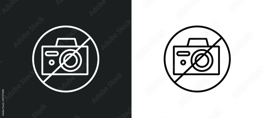 no photo line icon in white and black colors. no photo flat vector icon from no photo collection for web, mobile apps and ui. no photo line icon in white and black colors. no photo flat vector icon from no photo collection for web, mobile apps and ui.