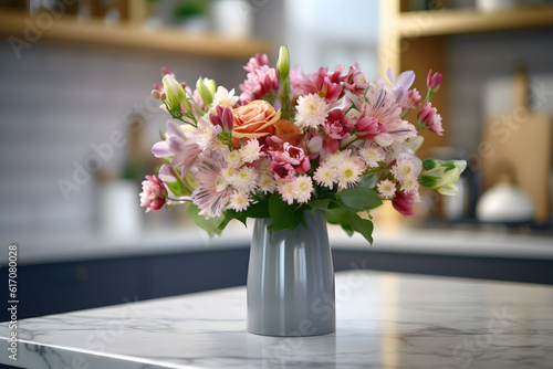Vibrant Mother's Day Floral Arrangement - Generative AI  © Martin Lang
