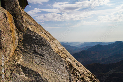 stone wall in the mountains